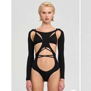 IAMNOTBASIC Margot Body Suit in Black